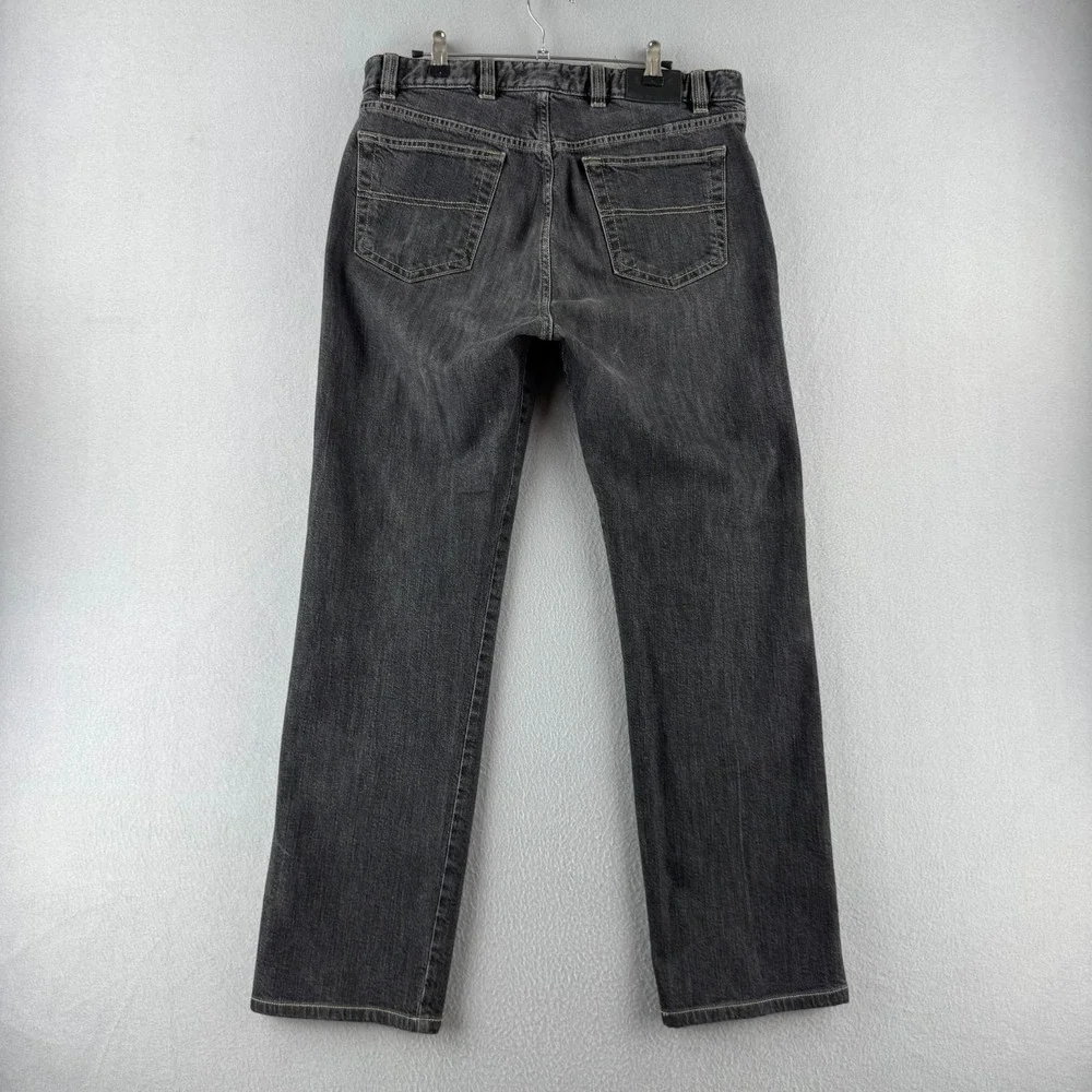 Ermenegildo Zegna Jeans Mens 34 (Fits 33x30) Gray‎ Denim Straight Leg Italy